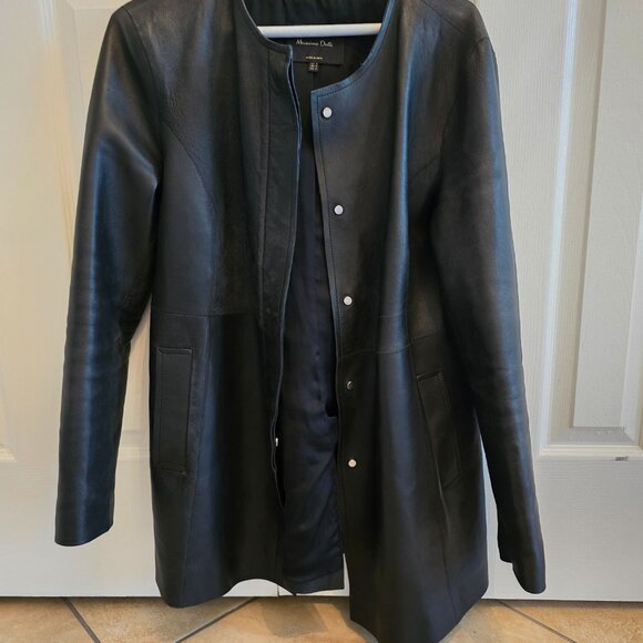 Black leather jacket Massimo dutti - Picture 10 of 12